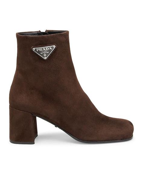 prada tronchetti suede ankle boots|ladies prada ankle boots.